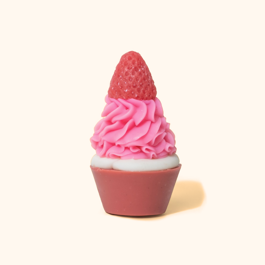 Fraises Mini-Cupcake Soap