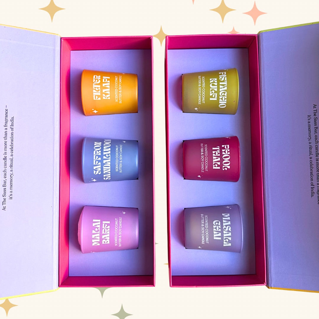 Smells Like India Candle Box (Box of 3)