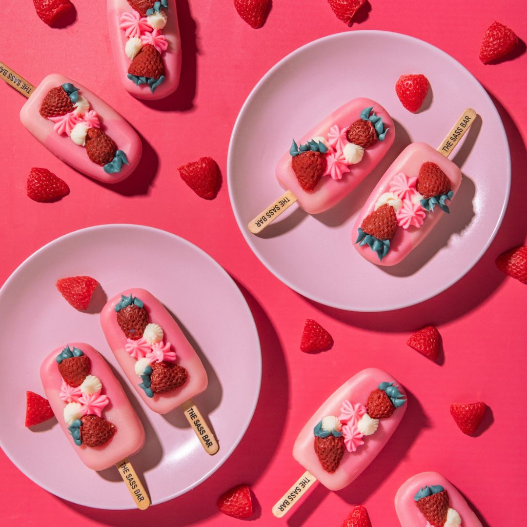Strawberries N' Cream Popsicle Soap