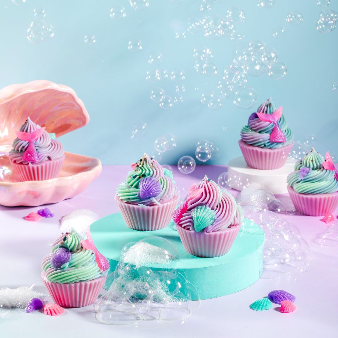 Mermaid Lagoon Cupcake Soap