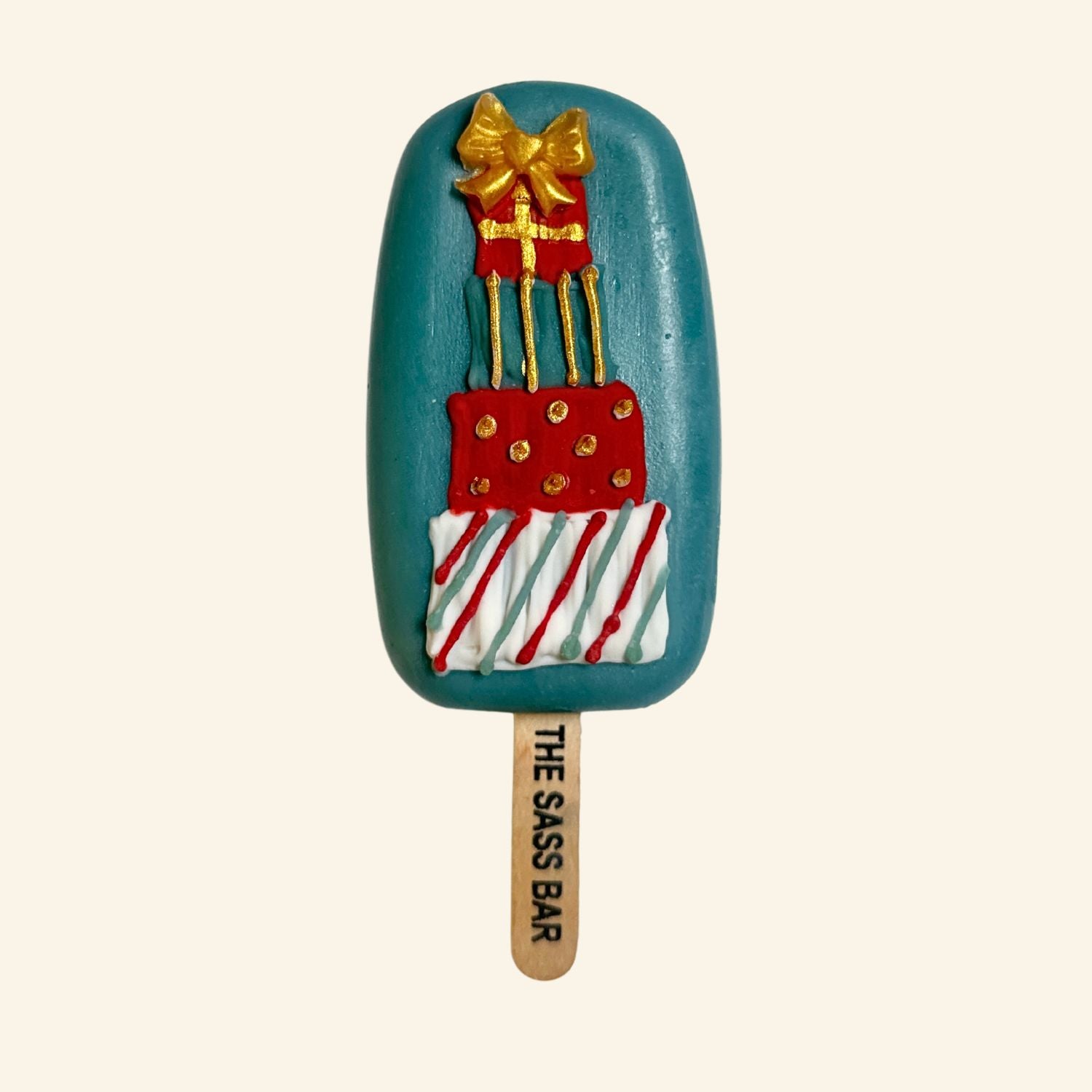 Christmas Stacked Gifts Popsicle