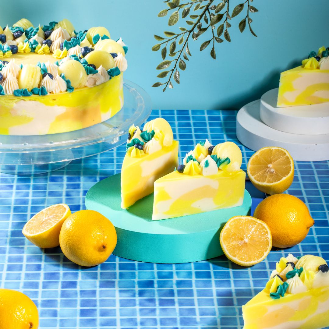 Lemon Blueberry Cake Soap