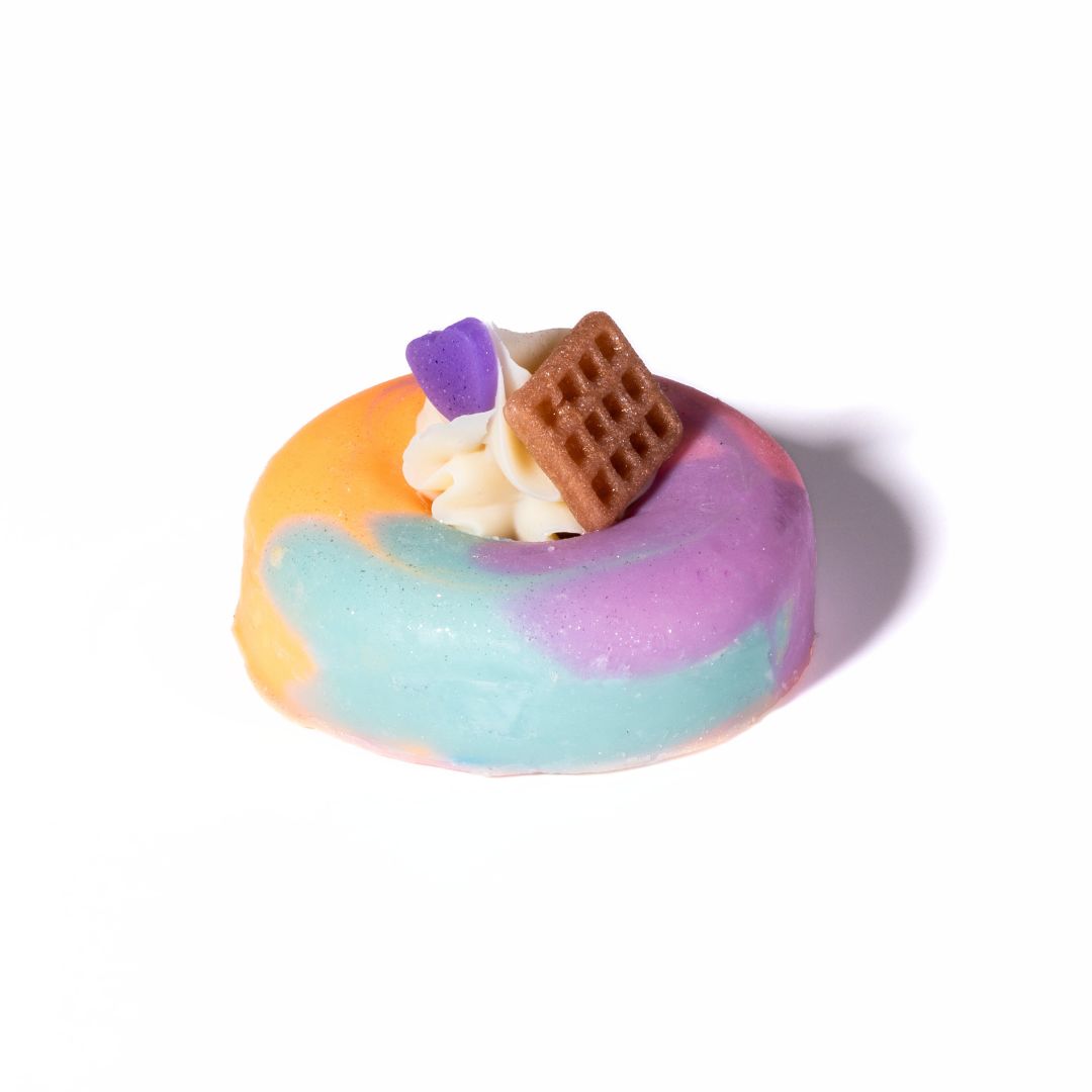 Whipped Cream Sunset Donut Soap