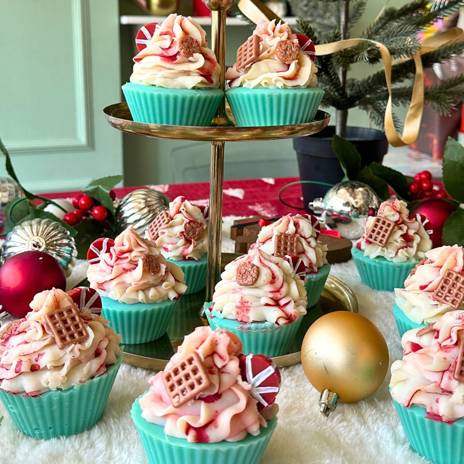 Peppermint Cupcake Soap