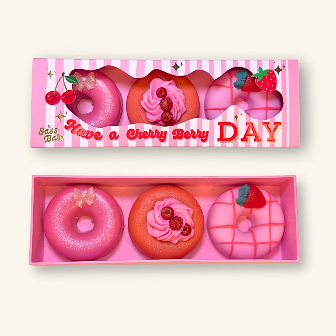 Cherry Berry Donut Box