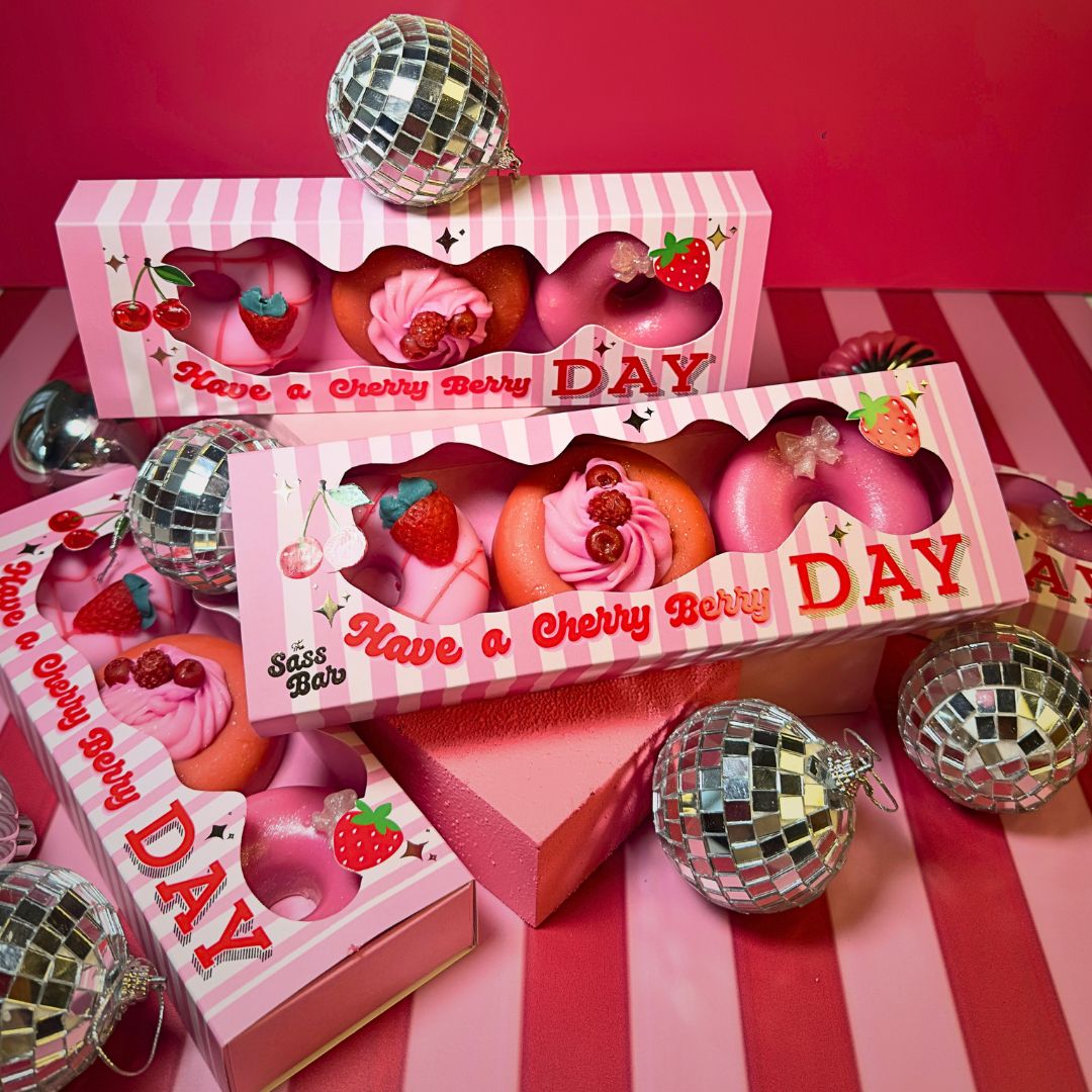 Cherry Berry Donut Box