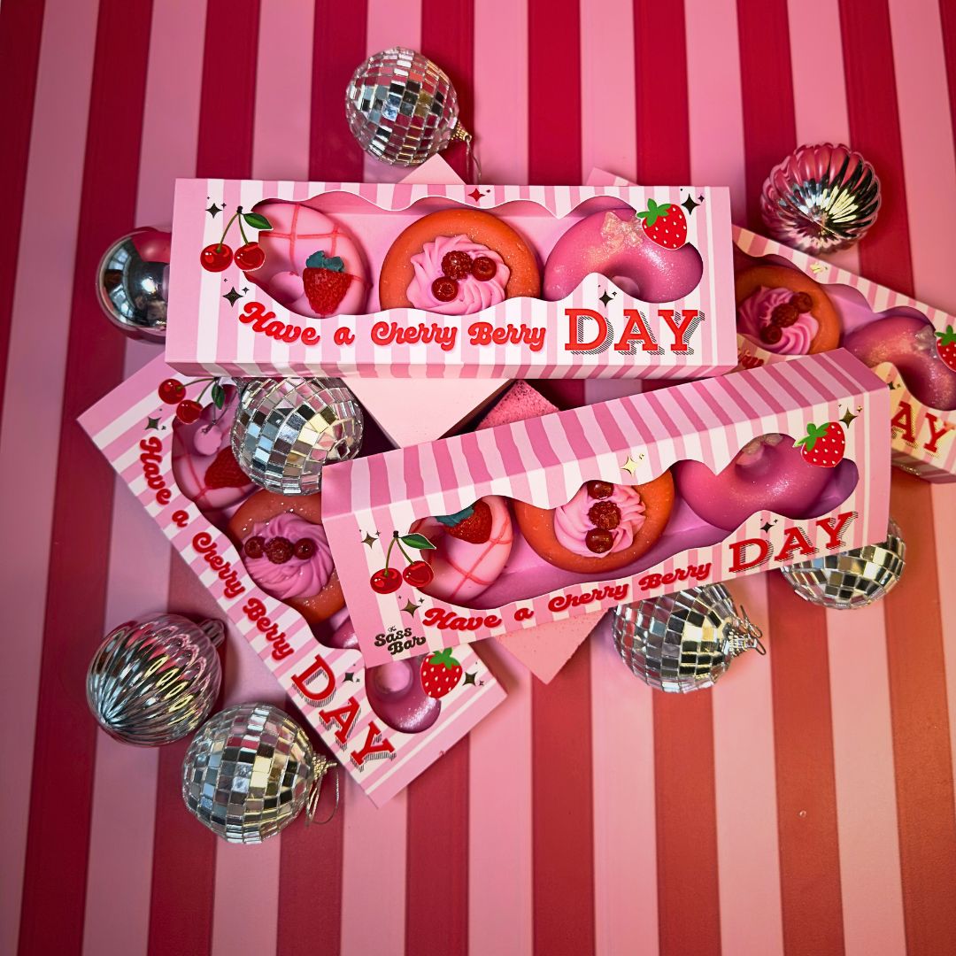 Cherry Berry Donut Box