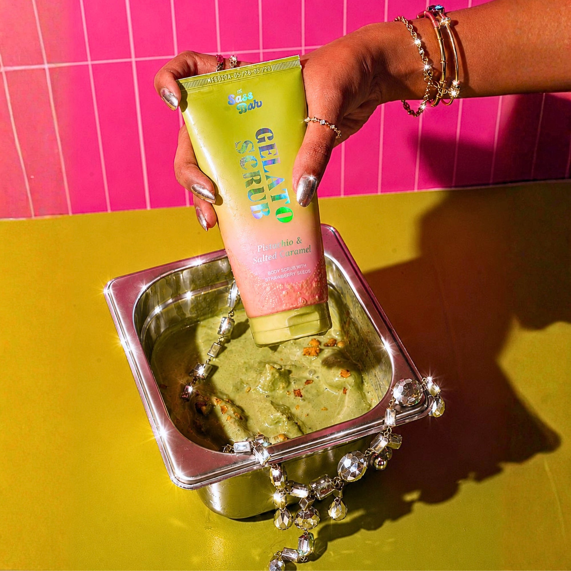 Pistachio & Salted Caramel Gelato Scrub
