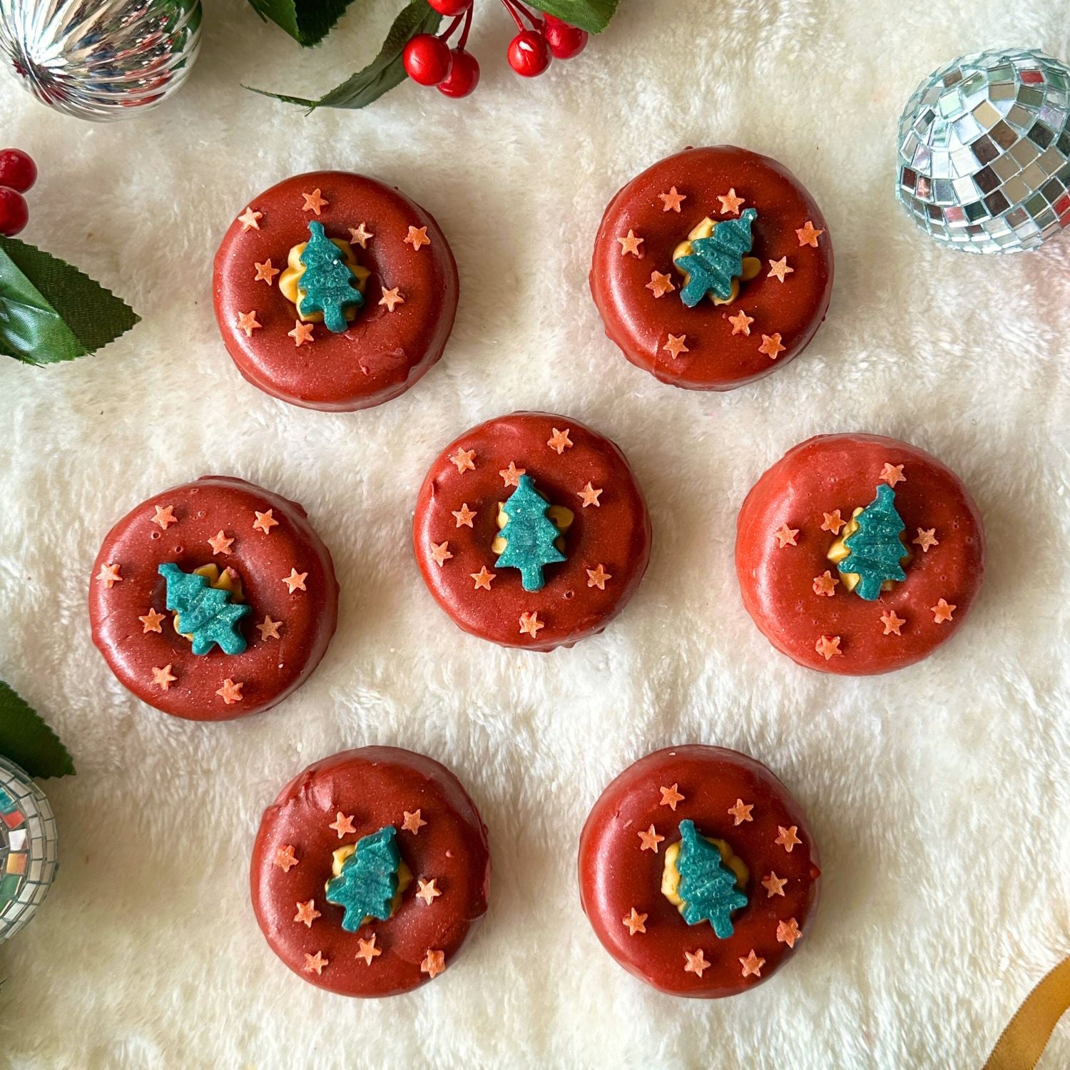 Glazed Christmas Donut
