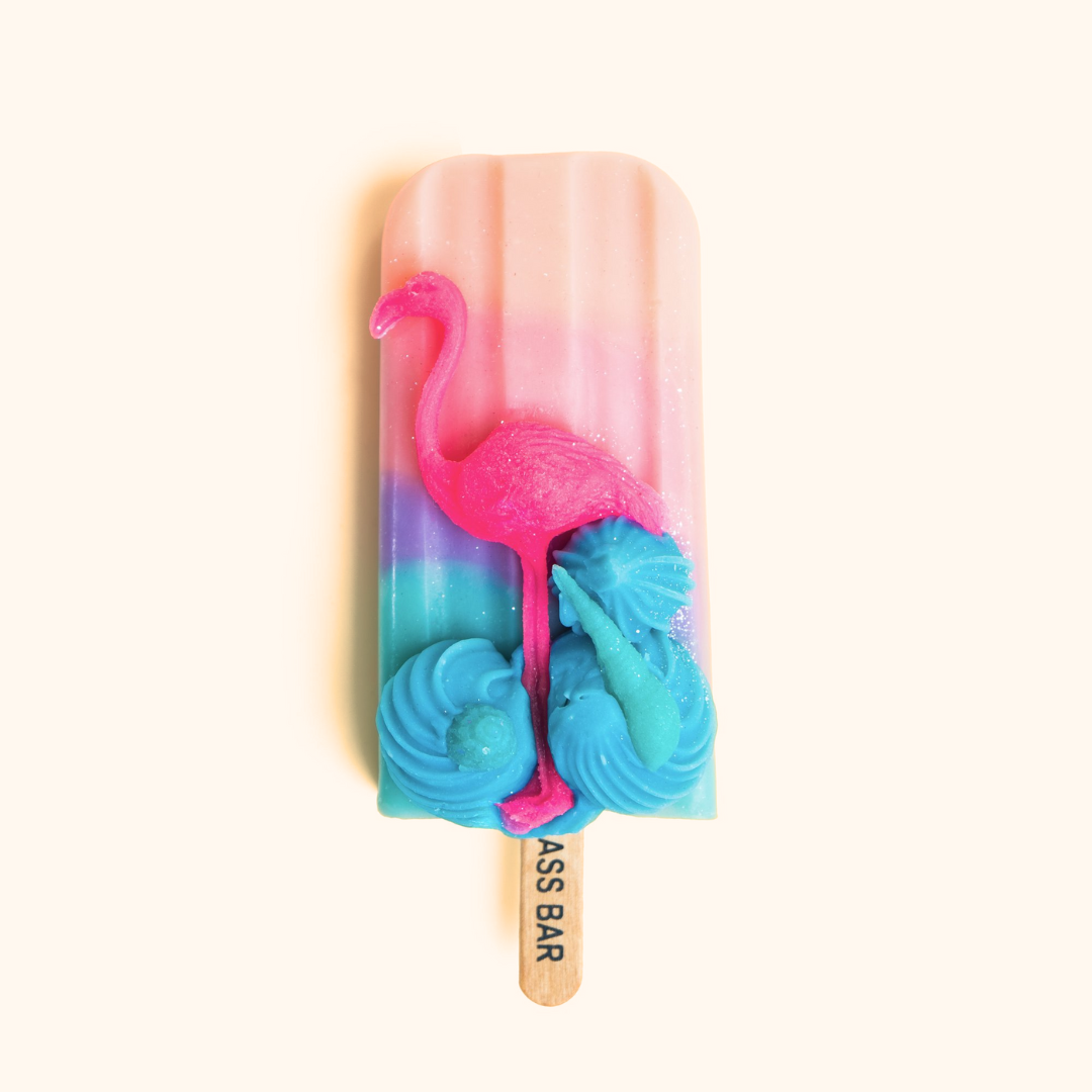 Seascape Flamingo Popsicle Soap