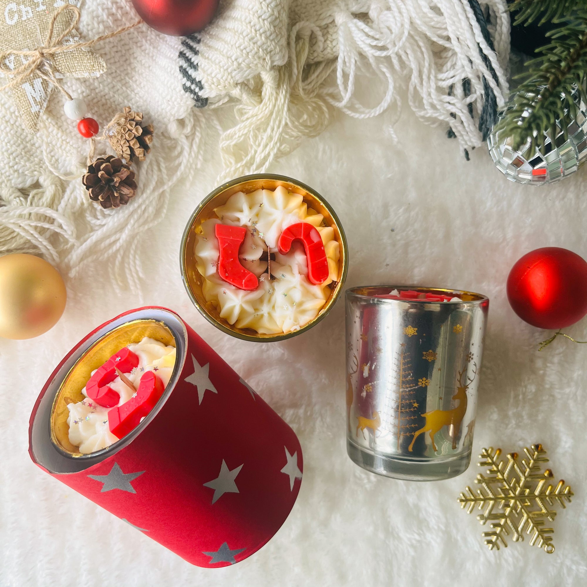 Oh Deer! Christmas Candle