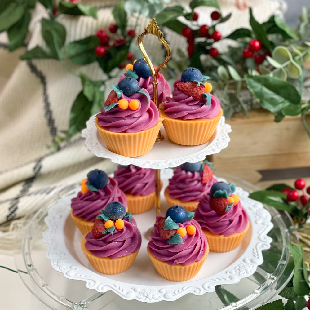 
            
                Load image into Gallery viewer, Berry Sangria Cupcake Soap - THE SASS BAR
            
        