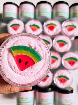Coastal Watermelon Whipped Soap Scrub - THE SASS BAR