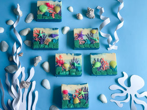 Coral Reef Aquarium Loaf Slice Soap - THE SASS BAR