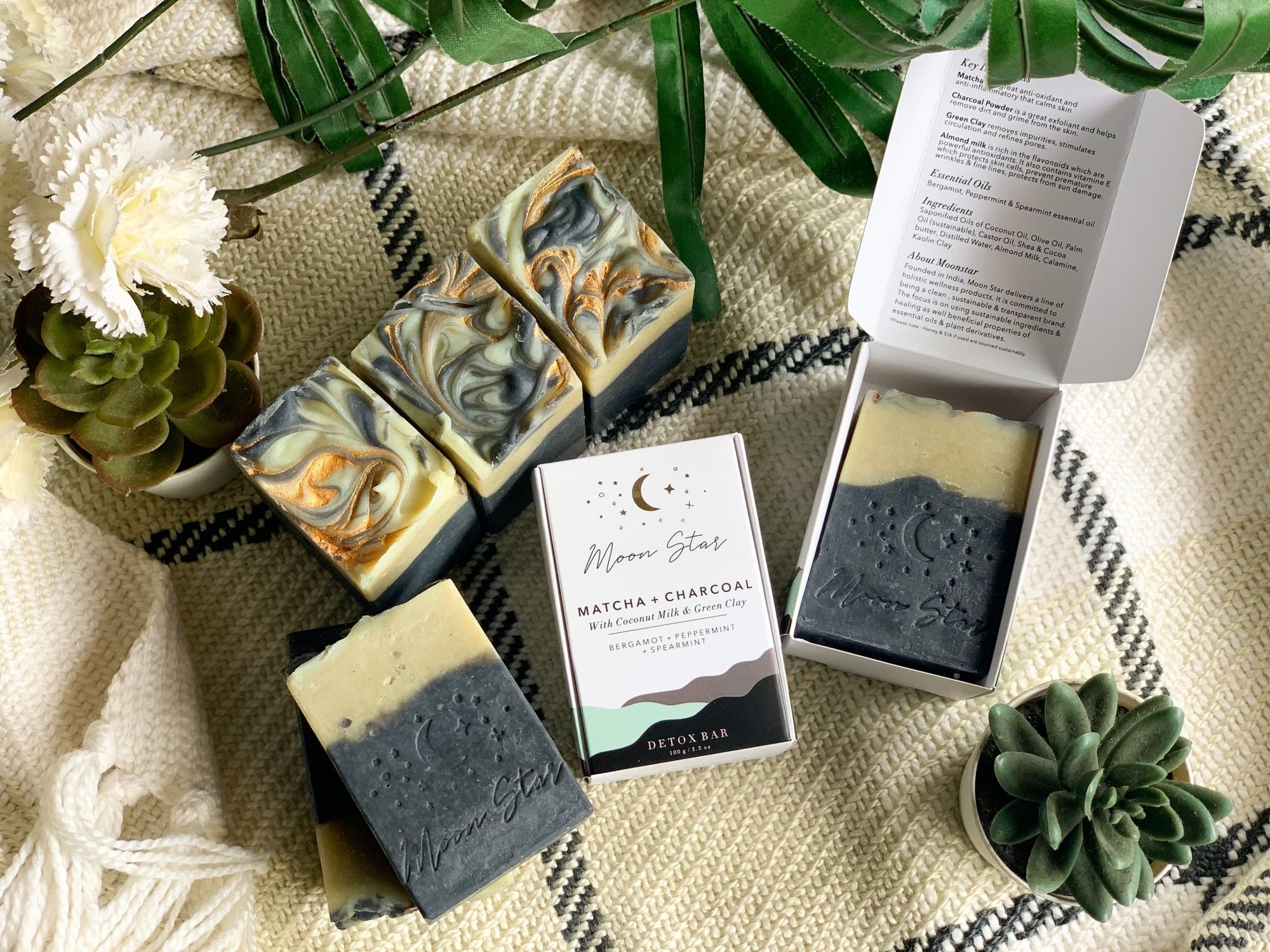 DETOX : Matcha + Charcoal Soap Bar - THE SASS BAR