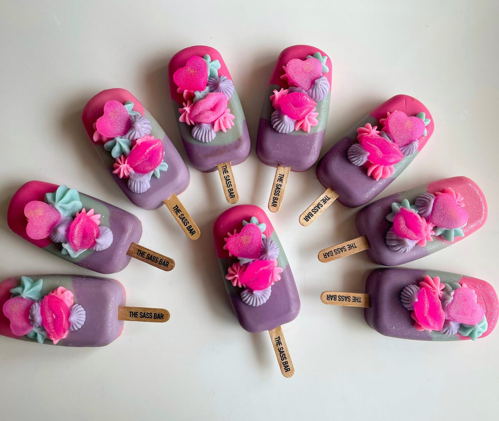 
            
                Load image into Gallery viewer, Flower Bomb Popsicle Soap - THE SASS BAR
            
        