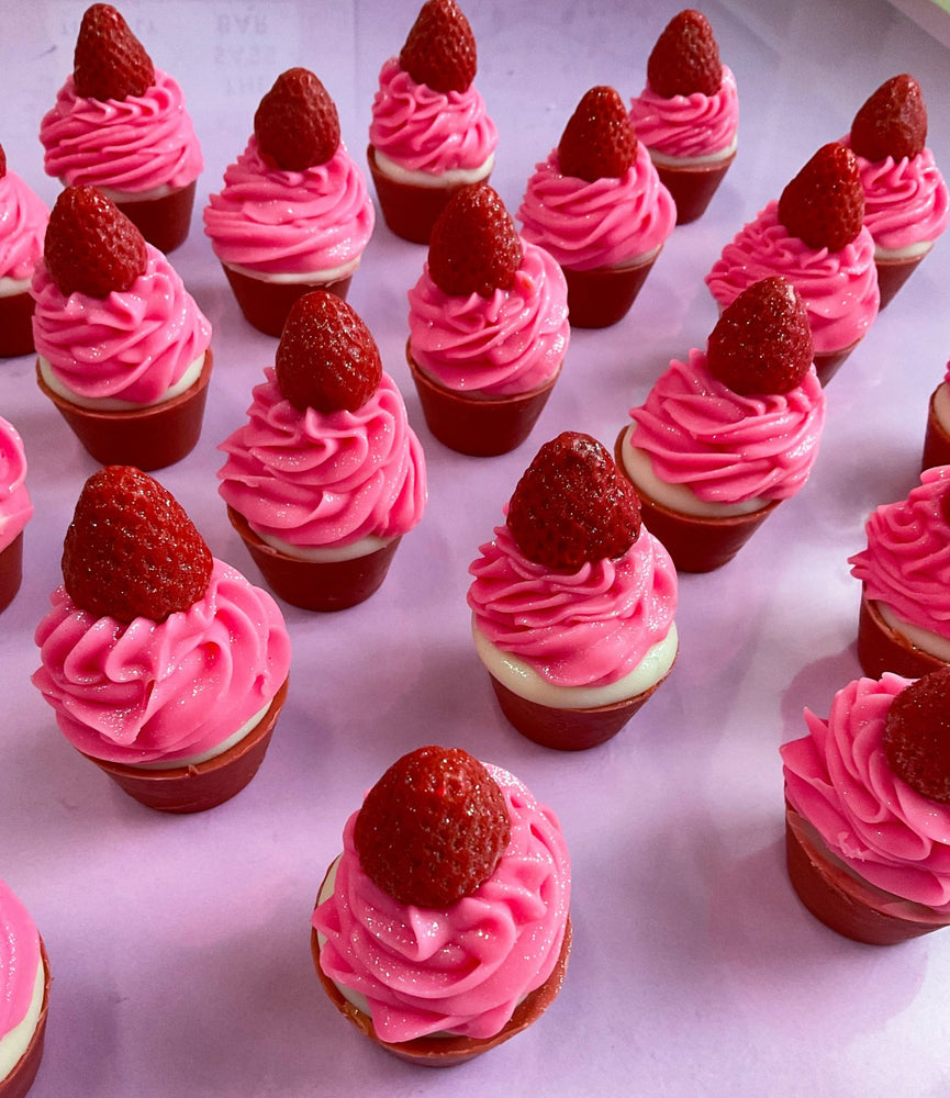 Fraises Mini-Cupcake Soap - THE SASS BAR