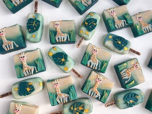 Giraffe Loaf + Monstera Popsicle (Set of 2) Soap - THE SASS BAR