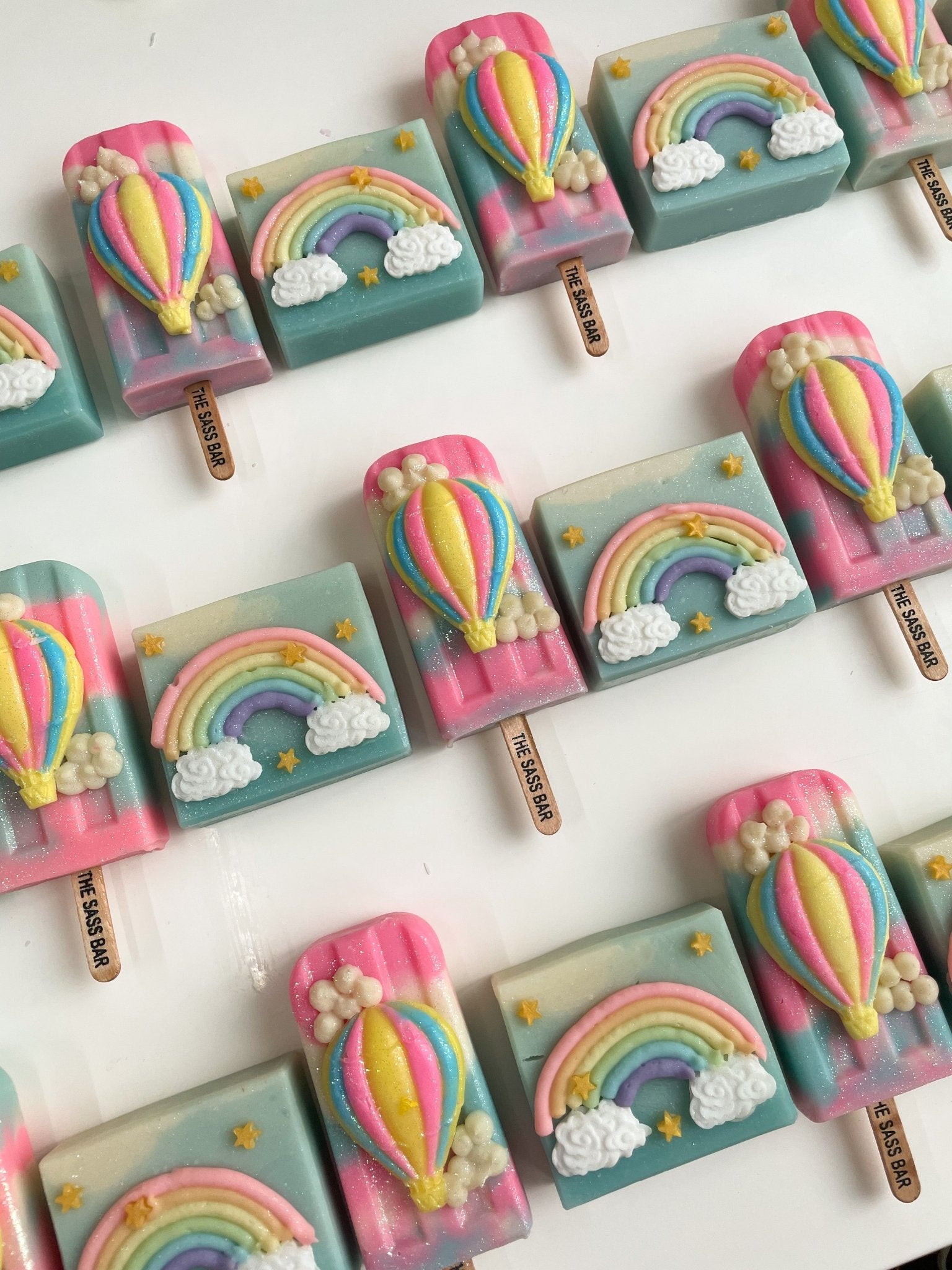 Hot Air Balloon + Rainbow (Set of 2) Soap - THE SASS BAR