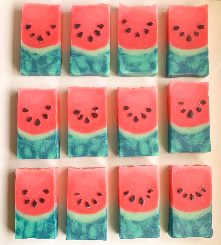 Ombré Watermelon Loaf Soap