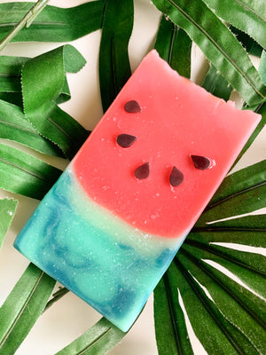 Ombré Watermelon Loaf Soap