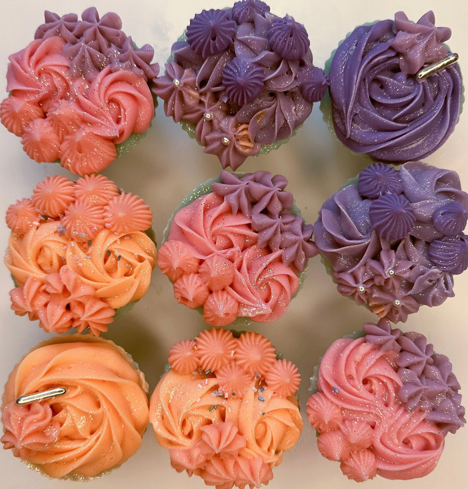 
            
                Load image into Gallery viewer, Love is in the Air Ombré Cupcake Soap (Set of 9) - THE SASS BAR
            
        
