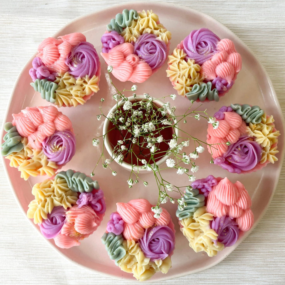 Pastel Floral Cupcake Soap - THE SASS BAR