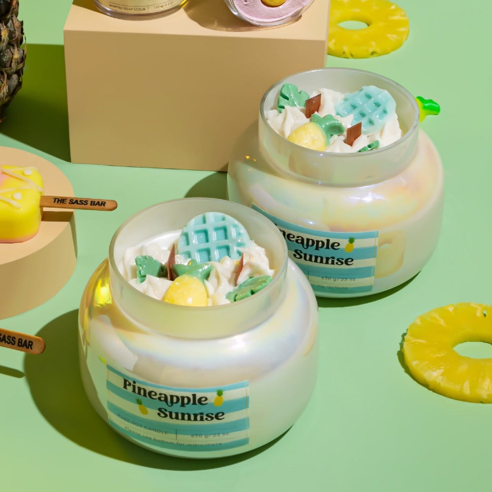 Pineapple Sunrise Candle - THE SASS BAR
