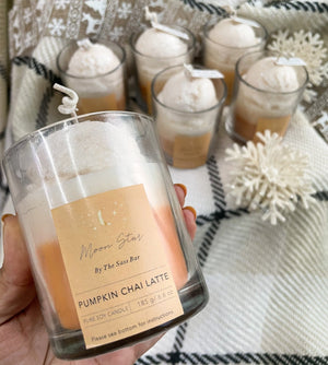 
            
                Load image into Gallery viewer, Pumpkin Chai Latte Dessert Candle - THE SASS BAR
            
        