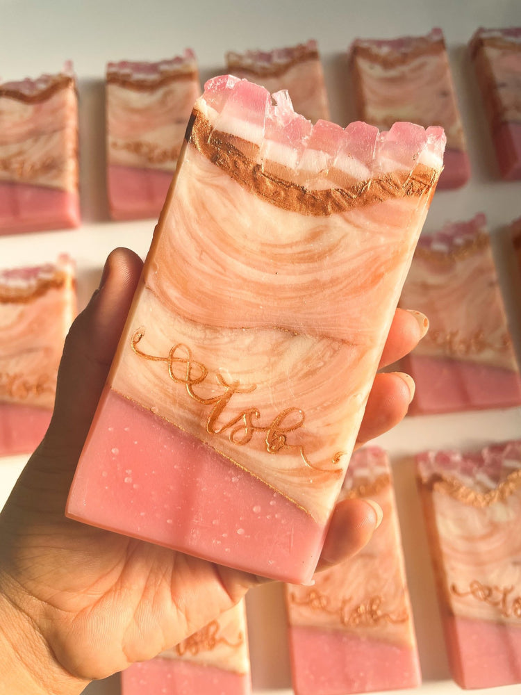 Rose Gold Geode Loaf Soap - THE SASS BAR