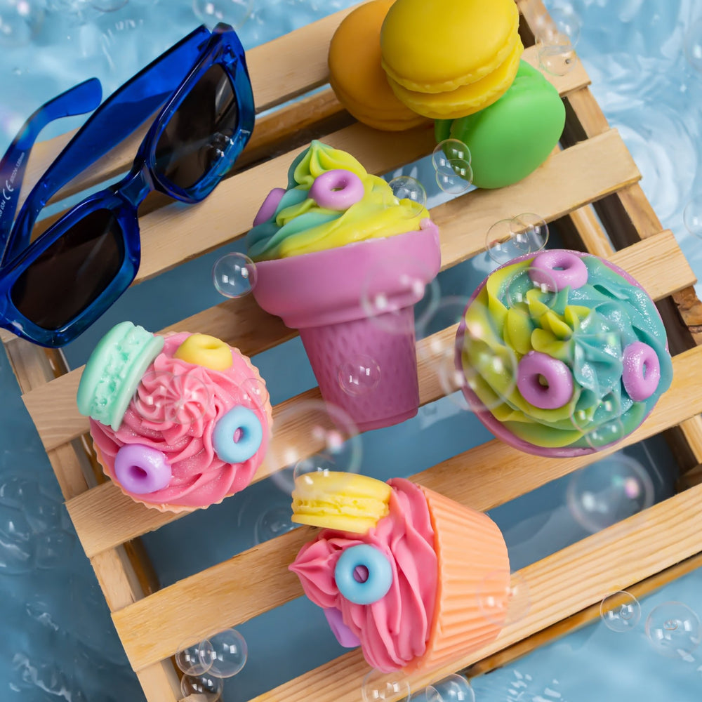 Sunset Froot Loops Cupcake Soap - THE SASS BAR